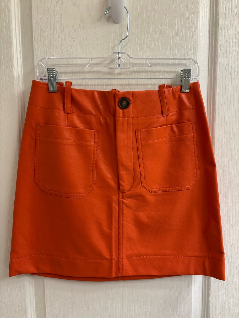 NWOT: Maeve by Anthropologie The Colette Faux Leather Mini Skirt, Size S